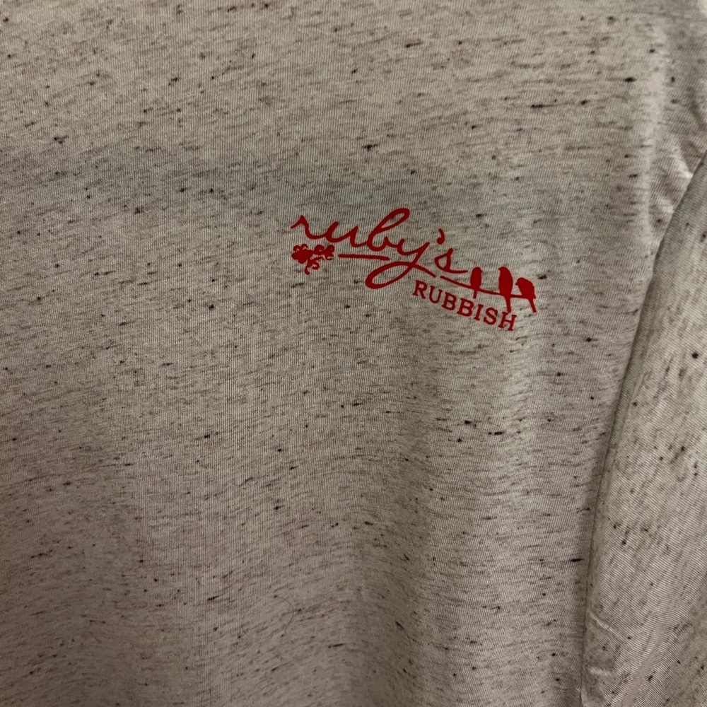 ruby & bloom Graphic Tee - Cream with Red and Green - Picture 4 of 4